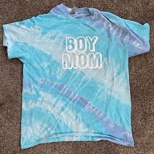 TIEDYE BOY MOM TSHIRT